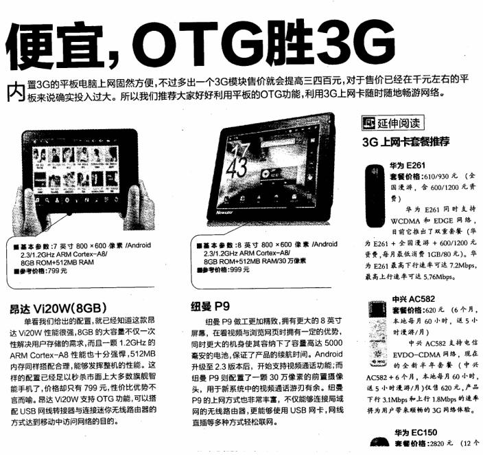 電腦報熱購推薦：《便宜，OTG勝3G》